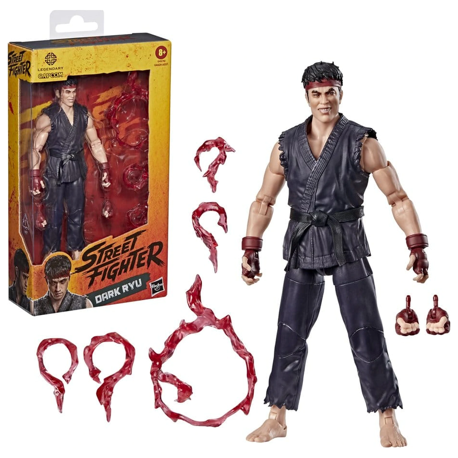 Street Fighter akční figurka Dark Ryu 15 cm fotografii produktu