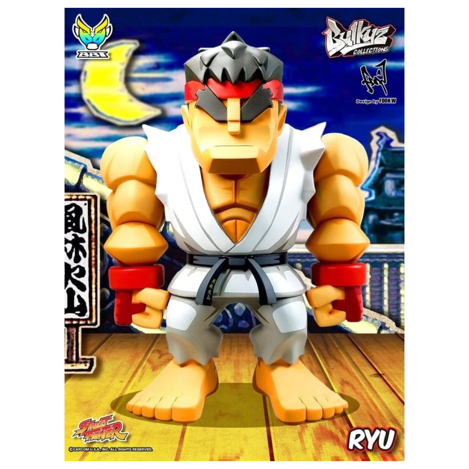 Street Fighter Bulkyz Vinylová figura Ryu 30 cm fotografii produktu