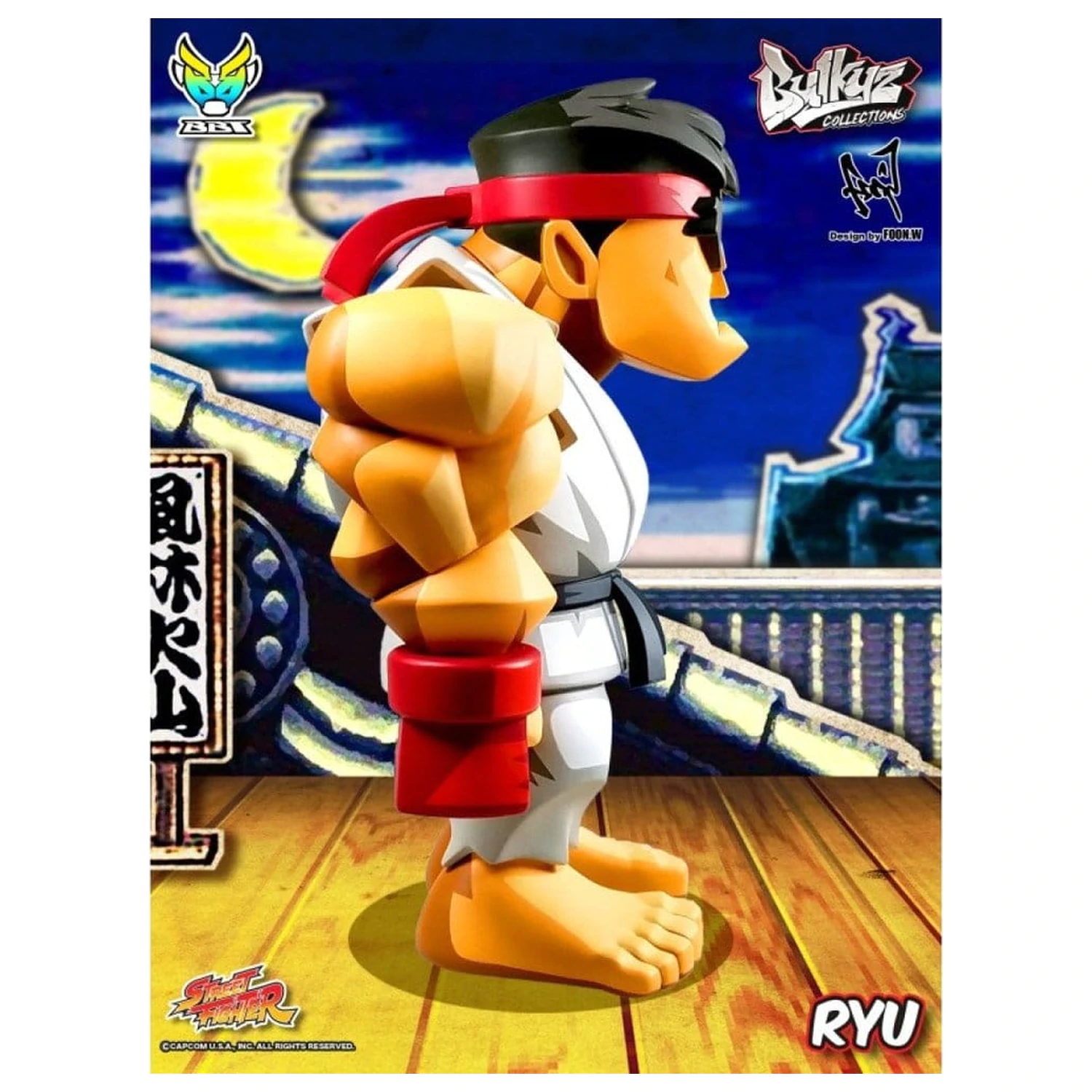 Street Fighter Bulkyz Vinylová figura Ryu 30 cm fotografii produktu