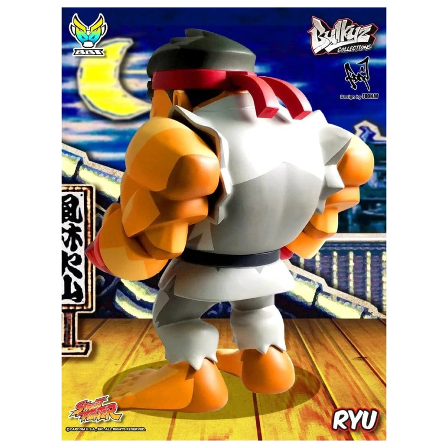 Street Fighter Bulkyz Vinylová figura Ryu 30 cm fotografii produktu