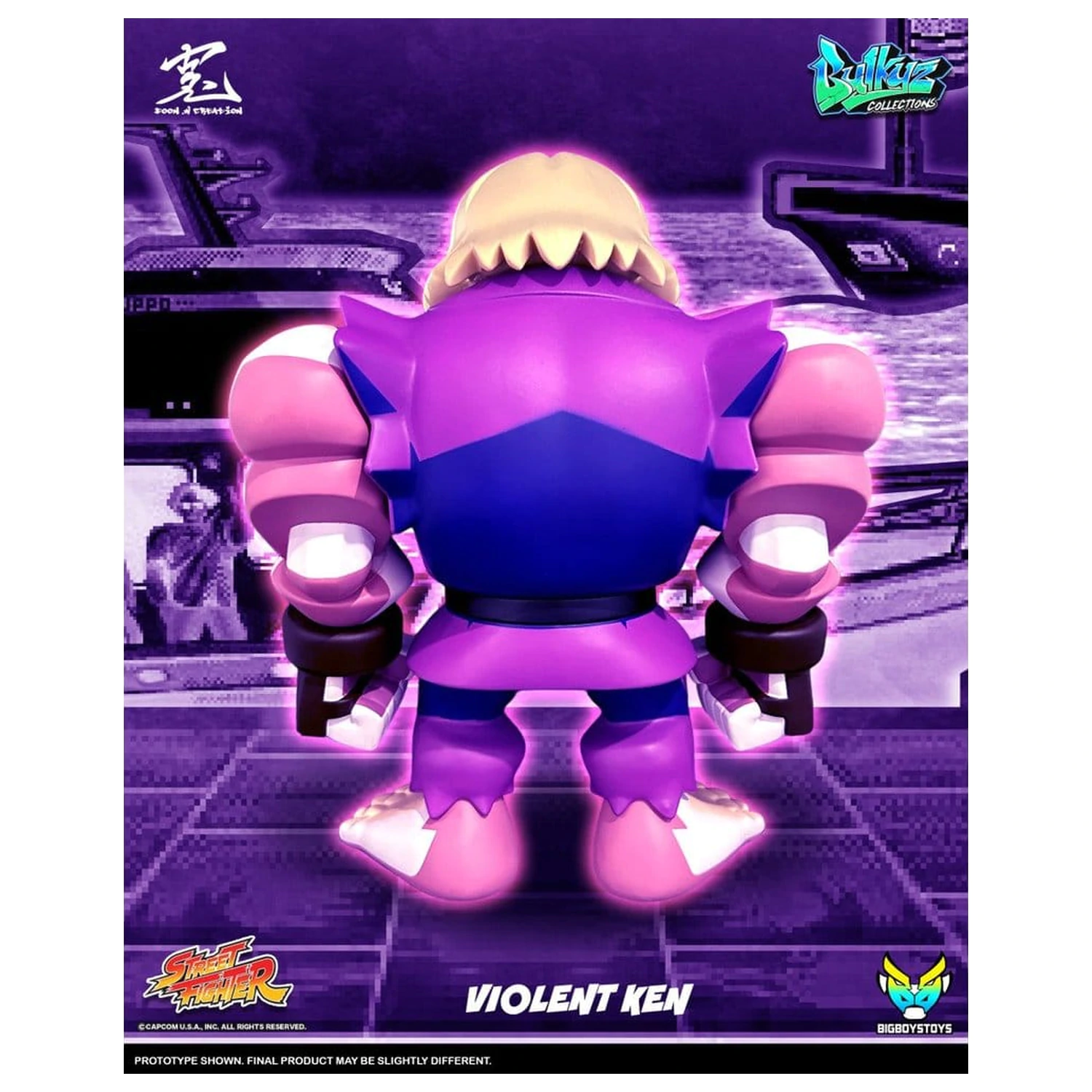 Street Fighter Bulkyz Vinyl figurka Violent Ken 30 cm fotografii produktu