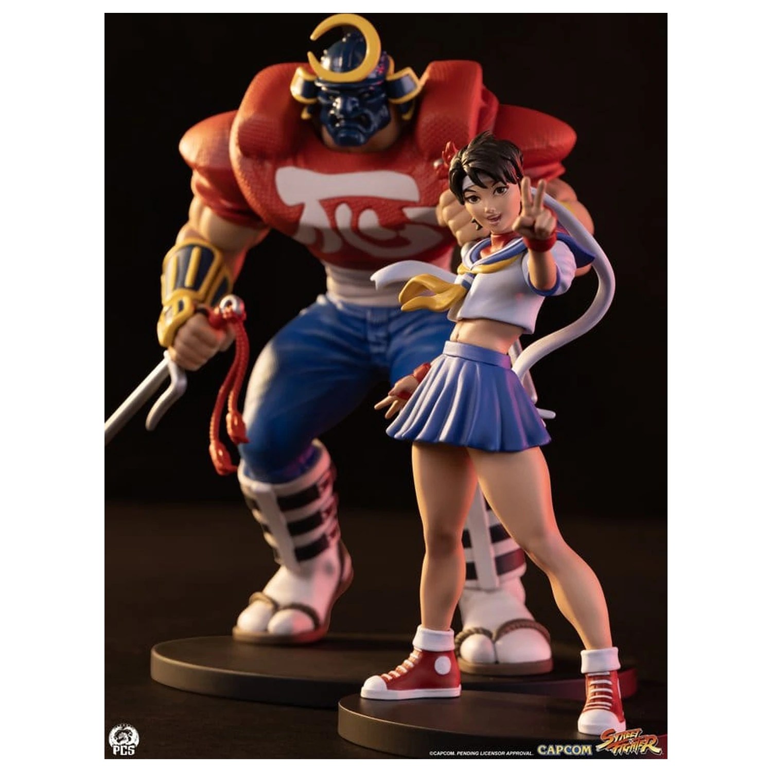 Street Fighter Street Jam sochy 1/10 Sakura & Sodom 22 cm fotografii produktu
