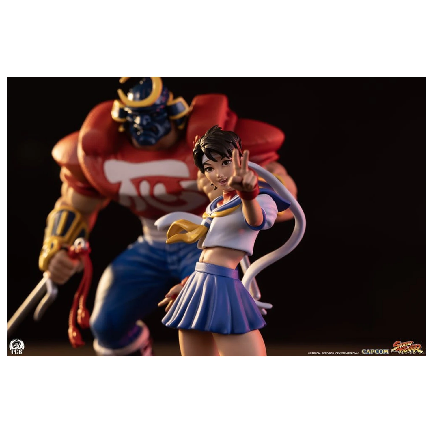 Street Fighter Street Jam sochy 1/10 Sakura & Sodom 22 cm fotografii produktu