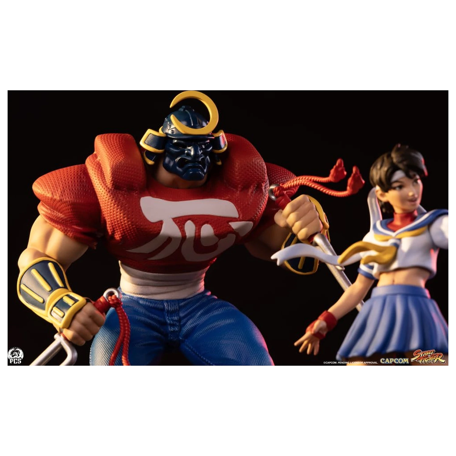 Street Fighter Street Jam sochy 1/10 Sakura & Sodom 22 cm fotografii produktu
