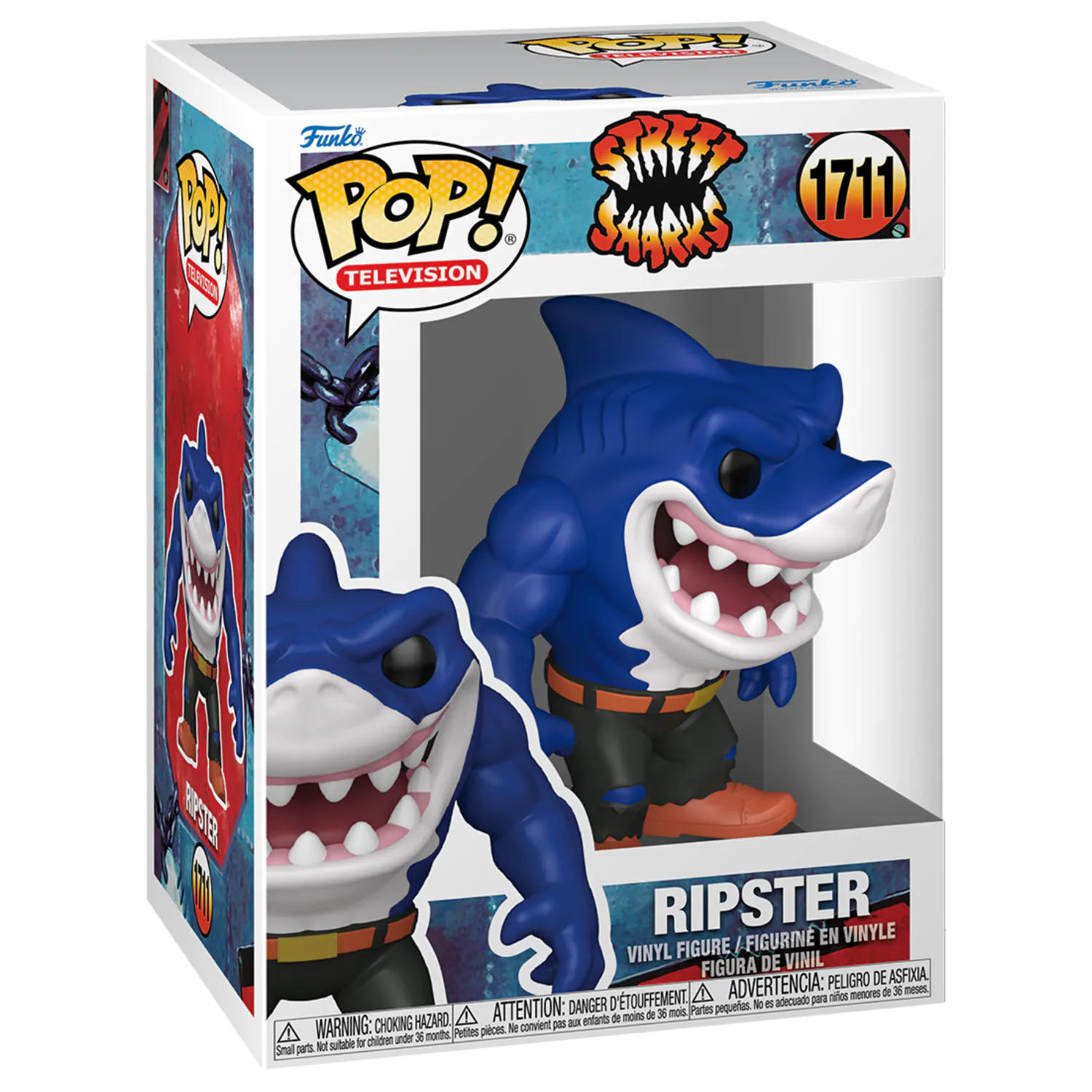 Street Sharks Funko POP! Television vinylová figurka Ripster 9 cm fotografii produktu