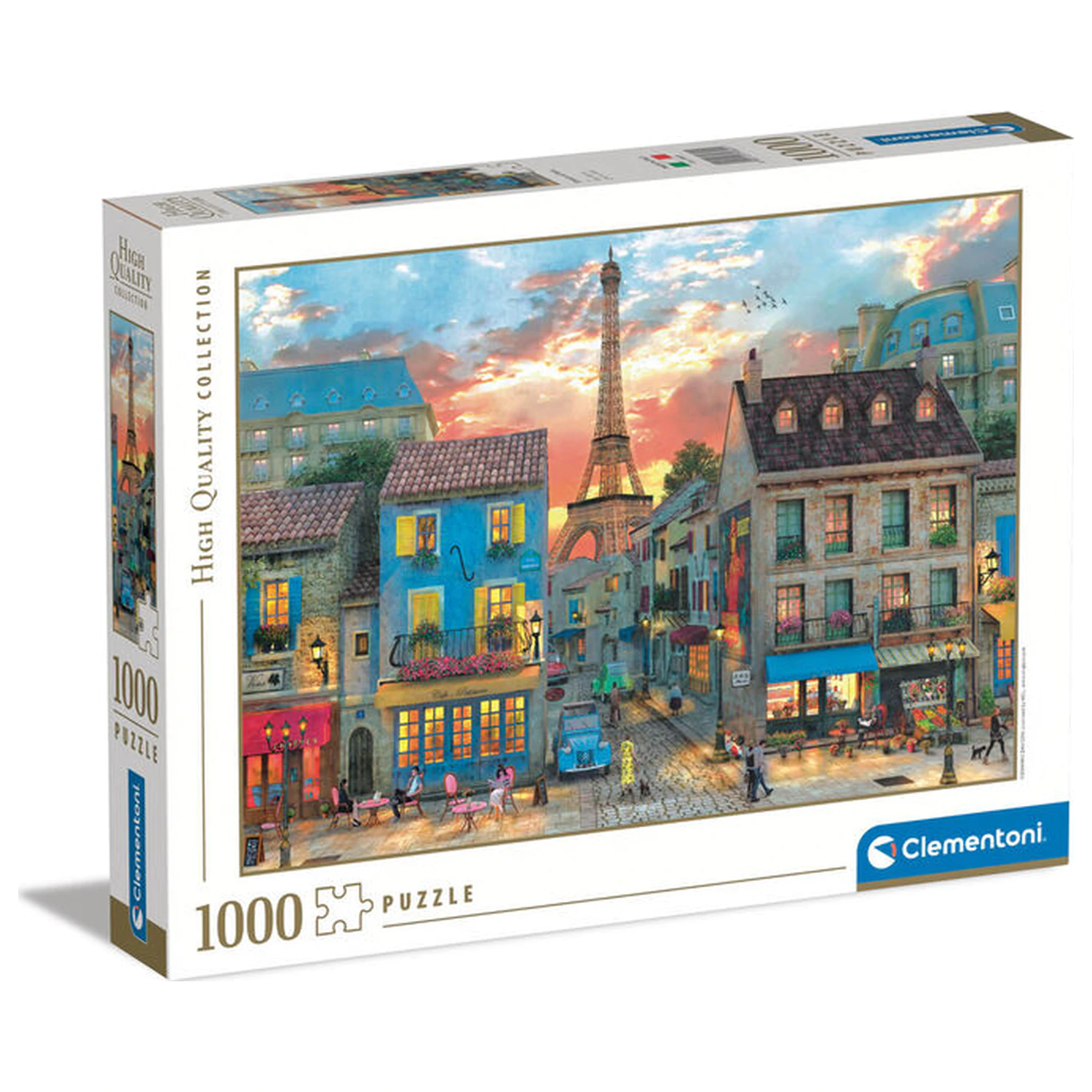 Streets of Paris puzzle 1000 dílků fotografii produktu