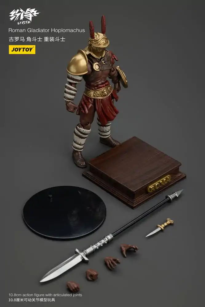 Akční figurka Strife 1/18 Římský gladiátor Hoplomachus 11 cm fotografii produktu