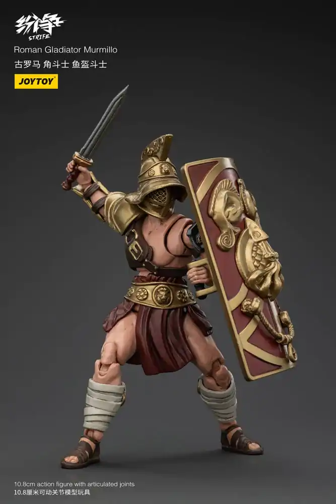 Akční figurka Strife 1/18 Římský gladiátor Murmillo 11 cm fotografii produktu