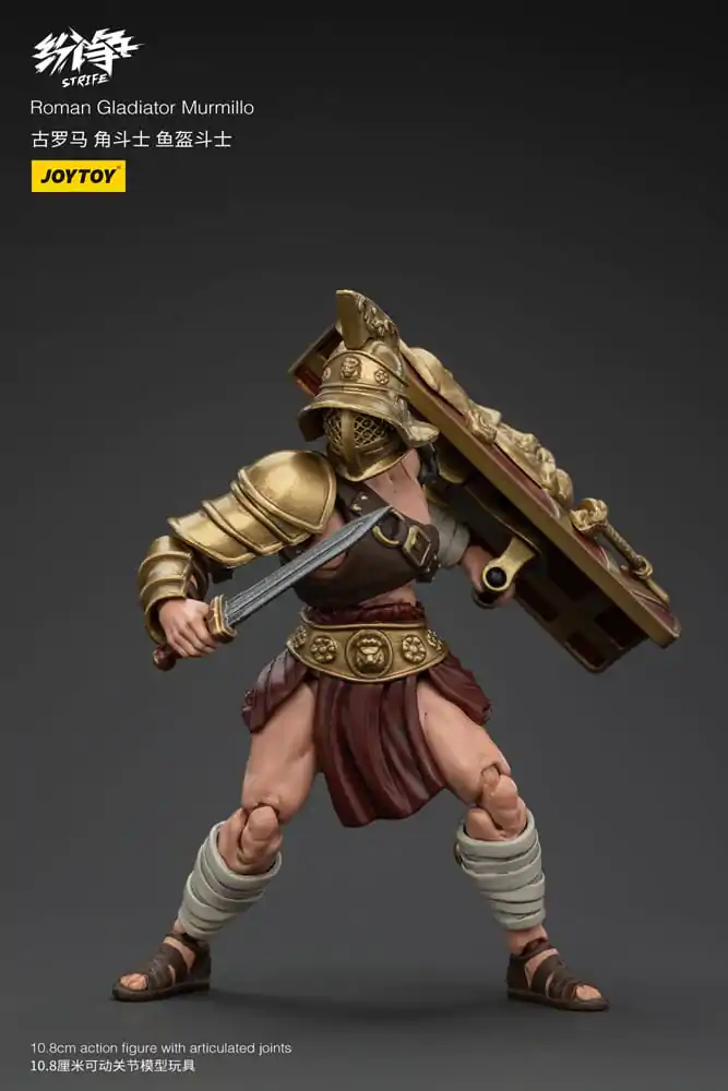 Akční figurka Strife 1/18 Římský gladiátor Murmillo 11 cm fotografii produktu