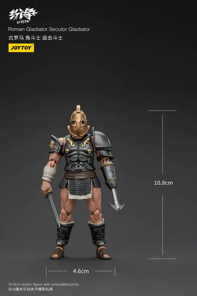 Akční figurka Strife 1/18 Římský gladiátor Secutor Gladiator 11 cm fotografii produktu