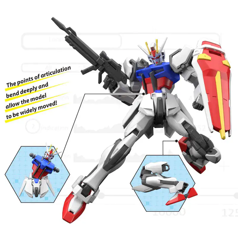 Strike Gundam SEED Strike Gundam figurka fotografii produktu