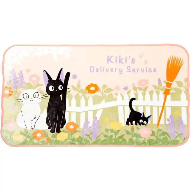 Studio Ghibli Fleecová deka Kiki's Delivery Service Jiji & Lily Strawberry Arch 80 x 150 cm fotografii produktu