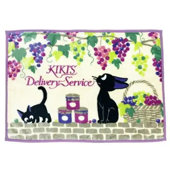 Studio Ghibli fleecová deka Kiki's Delivery Service Jiji Grappes 70 x 100 cm fotografii produktu