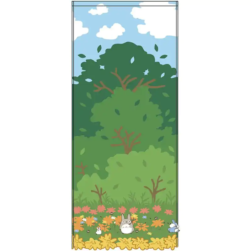 Studio Ghibli ručník My Neighbor Totoro Medium and Small Totoro Racing 34 x 80 cm fotografii produktu