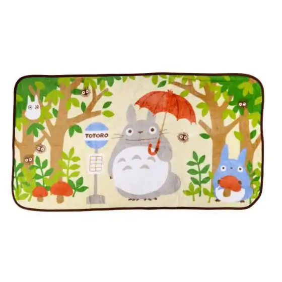 Studio Ghibli Fleece Deka Můj soused Totoro Totoro Autobusová zastávka 80 x 150 cm fotografii produktu