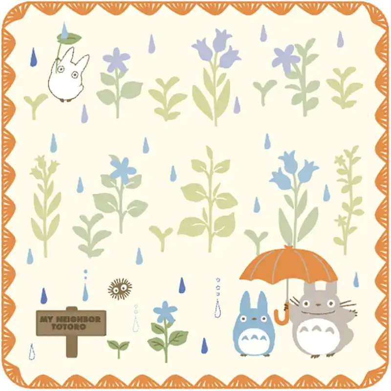 Studio Ghibli Mini Ručník My Neighbor Totoro Under the Rain 25 x 25 cm fotografii produktu