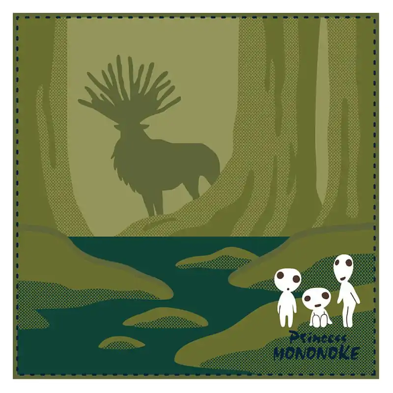 Studio Ghibli Mini Ručník Princess Mononoke Shadow of the Deer God 25 x 25 cm fotografii produktu