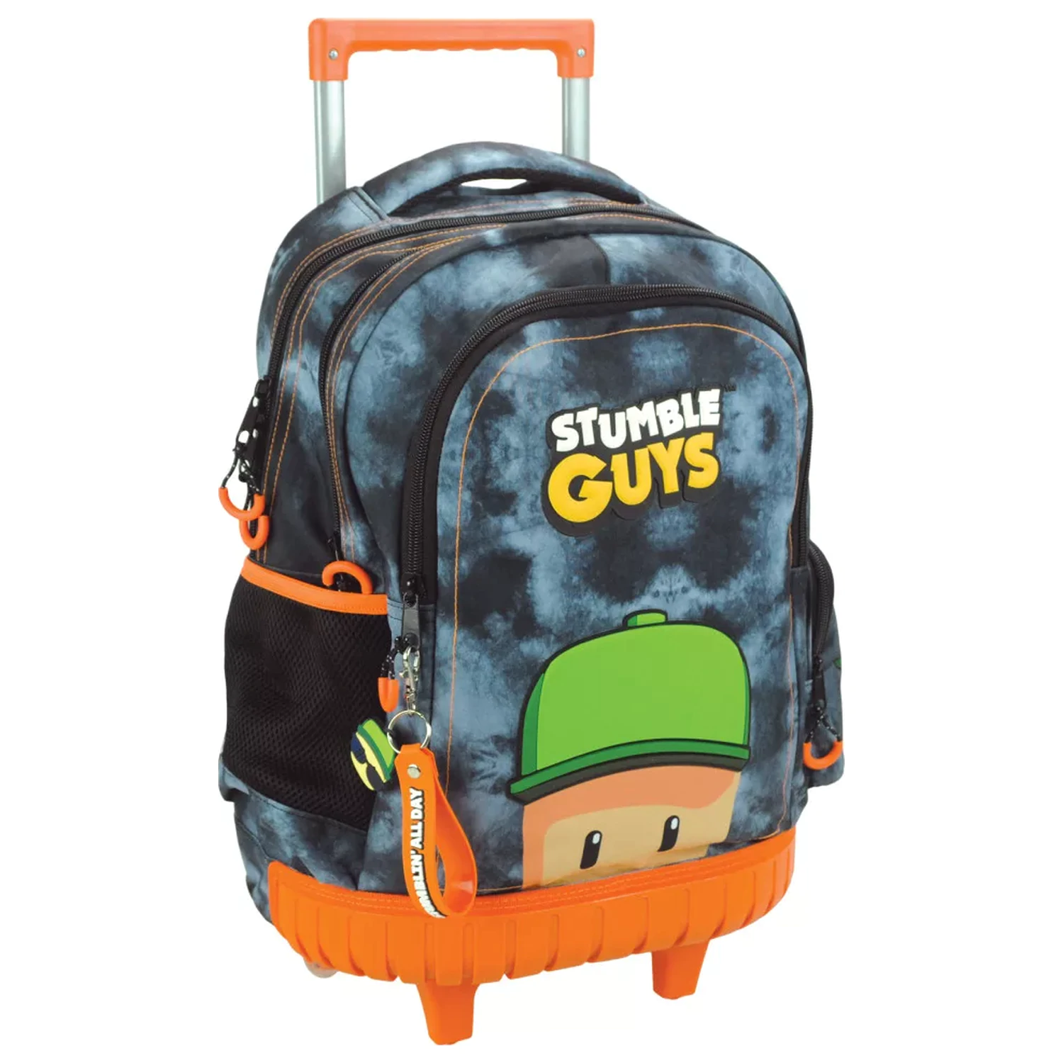 Stumble Guys Hat prémiový pojízdný školní batoh, taška 42 cm fotografii produktu