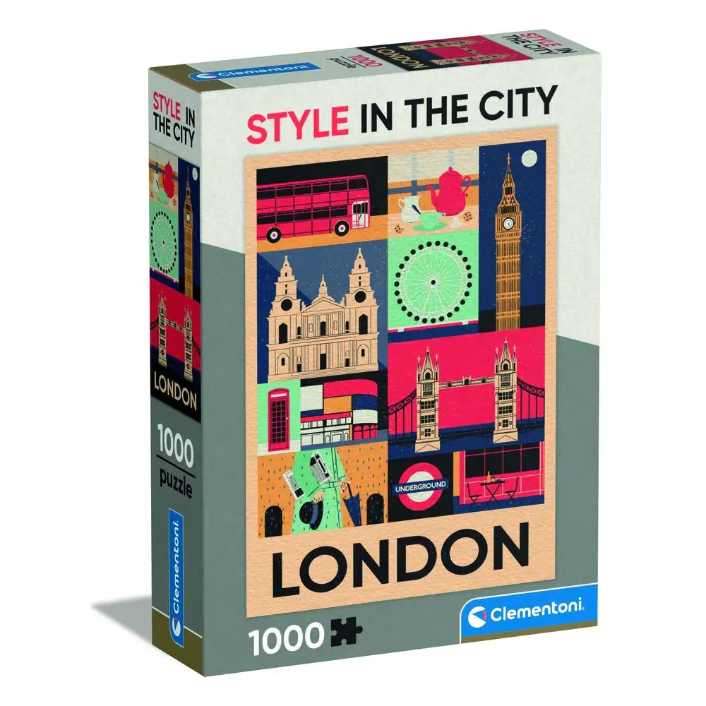 Style in the City London puzzle 1000 dílků fotografii produktu