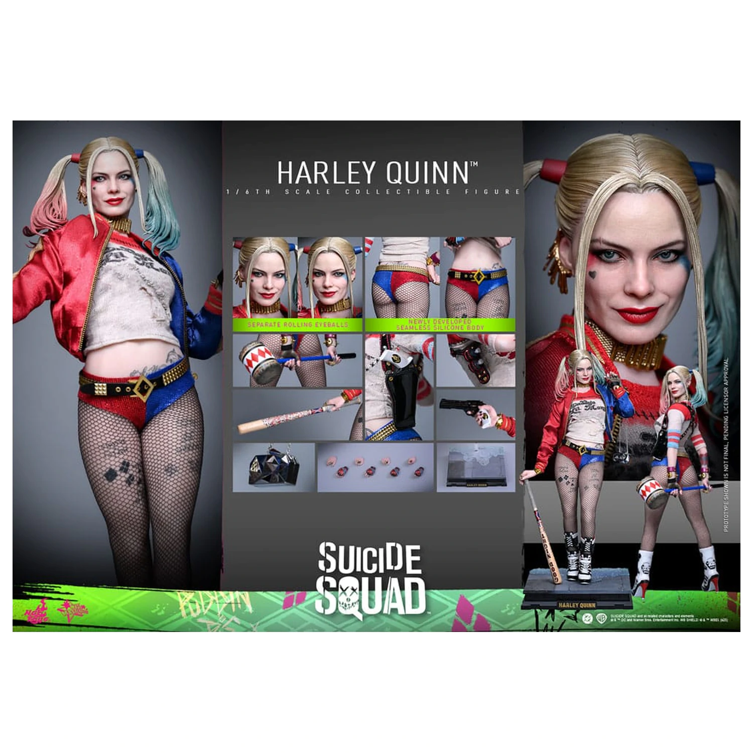 Suicide Squad Movie Masterpiece Akční figurka 1/6 Harley Quinn 29 cm fotografii produktu