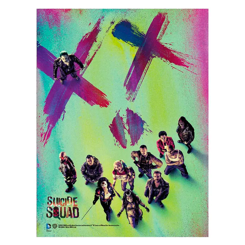 Suicide Squad XX skleněný plakát fotografii produktu