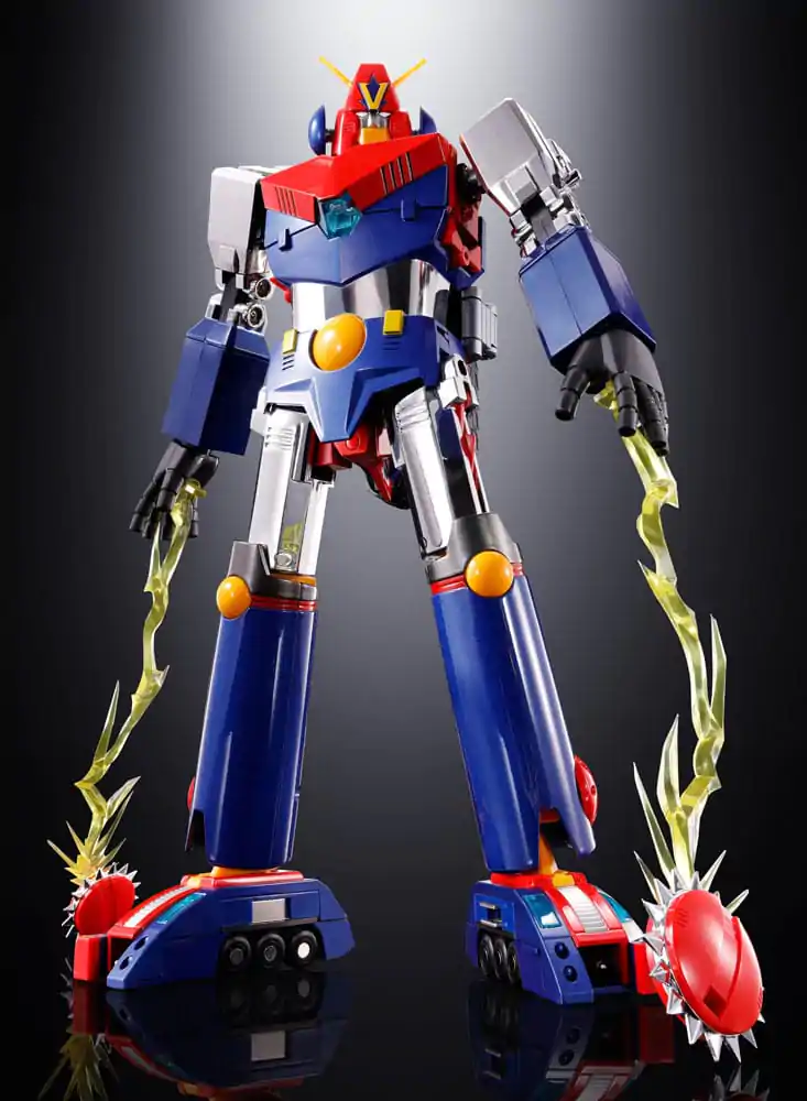 Super Elektromagnetický Stroj Voltes V Soul of Chogokin Sběratelská Figurka z tlakově litého kovu GX31-SP Com-Battler V Chogokin 50. Výročí Verze 25 cm fotografii produktu