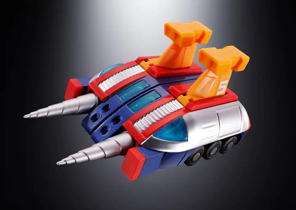 Super Elektromagnetický Stroj Voltes V Soul of Chogokin Sběratelská Figurka z tlakově litého kovu GX31-SP Com-Battler V Chogokin 50. Výročí Verze 25 cm fotografii produktu