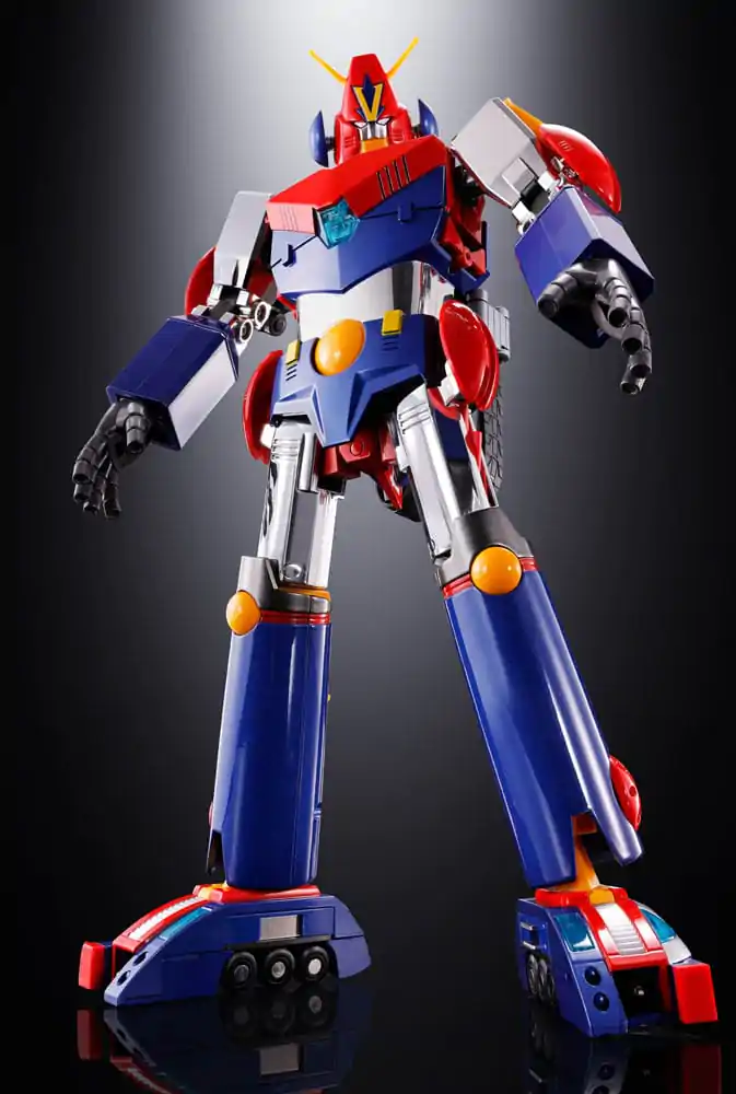 Super Elektromagnetický Stroj Voltes V Soul of Chogokin Sběratelská Figurka z tlakově litého kovu GX31-SP Com-Battler V Chogokin 50. Výročí Verze 25 cm fotografii produktu