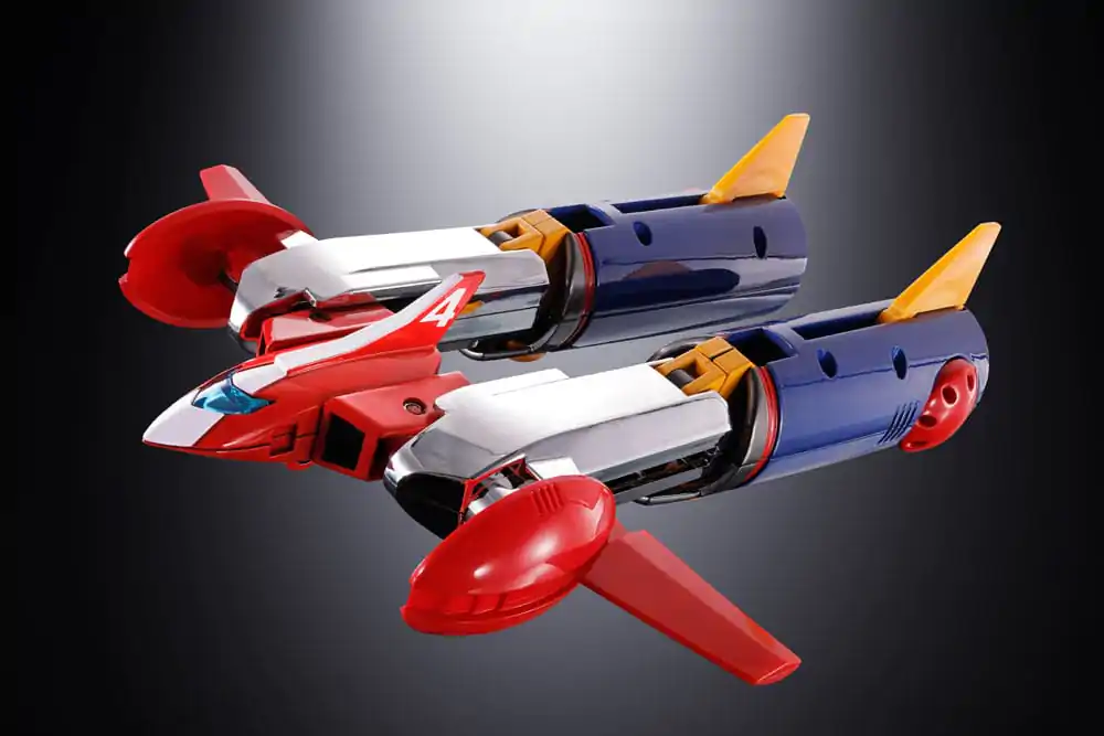 Super Elektromagnetický Stroj Voltes V Soul of Chogokin Sběratelská Figurka z tlakově litého kovu GX31-SP Com-Battler V Chogokin 50. Výročí Verze 25 cm fotografii produktu