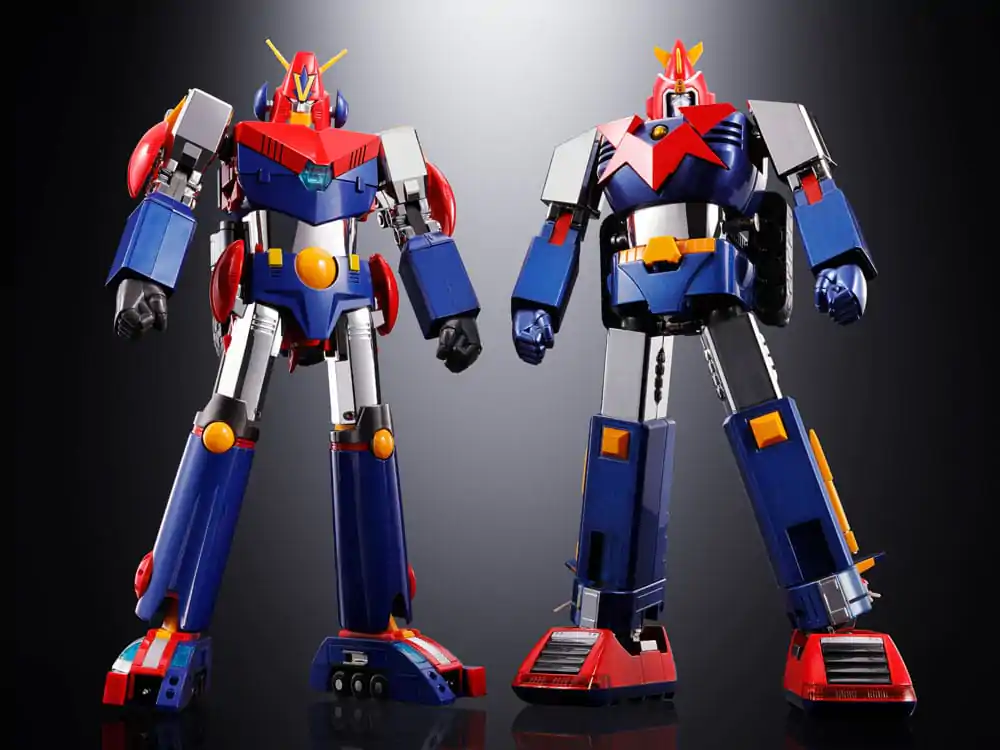 Super Elektromagnetický Stroj Voltes V Soul of Chogokin Sběratelská Figurka z tlakově litého kovu GX31-SP Com-Battler V Chogokin 50. Výročí Verze 25 cm fotografii produktu