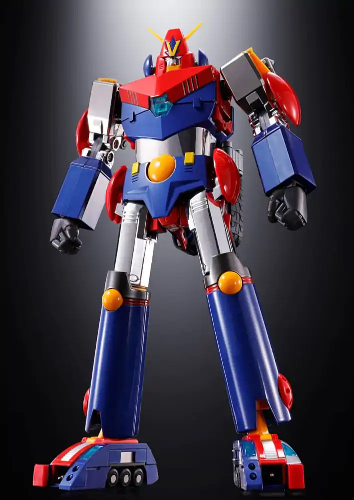 Super Elektromagnetický Stroj Voltes V Soul of Chogokin Sběratelská Figurka z tlakově litého kovu GX31-SP Com-Battler V Chogokin 50. Výročí Verze 25 cm fotografii produktu