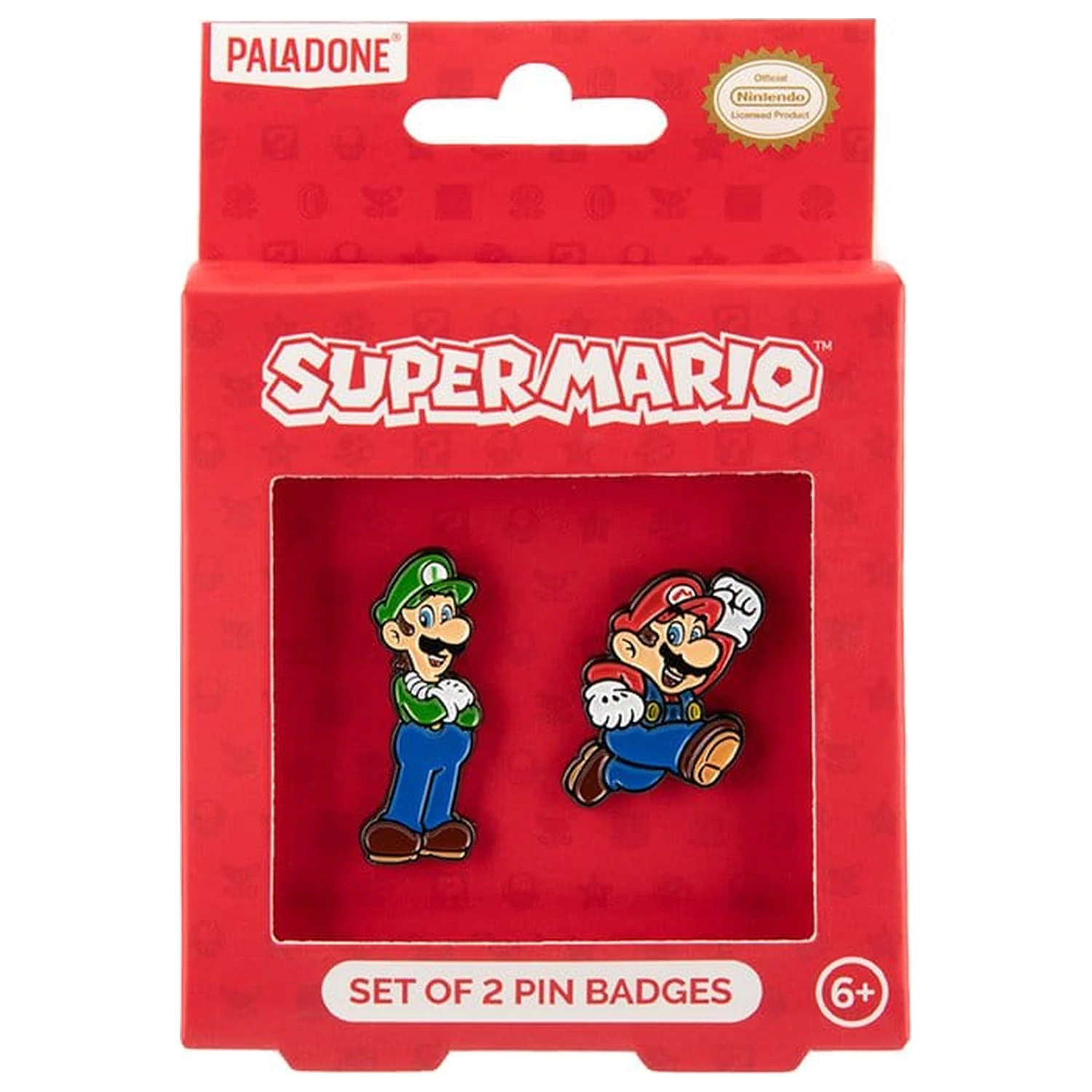 Super Mario odznáčky na špendlík, balení po 2 kusech fotografii produktu
