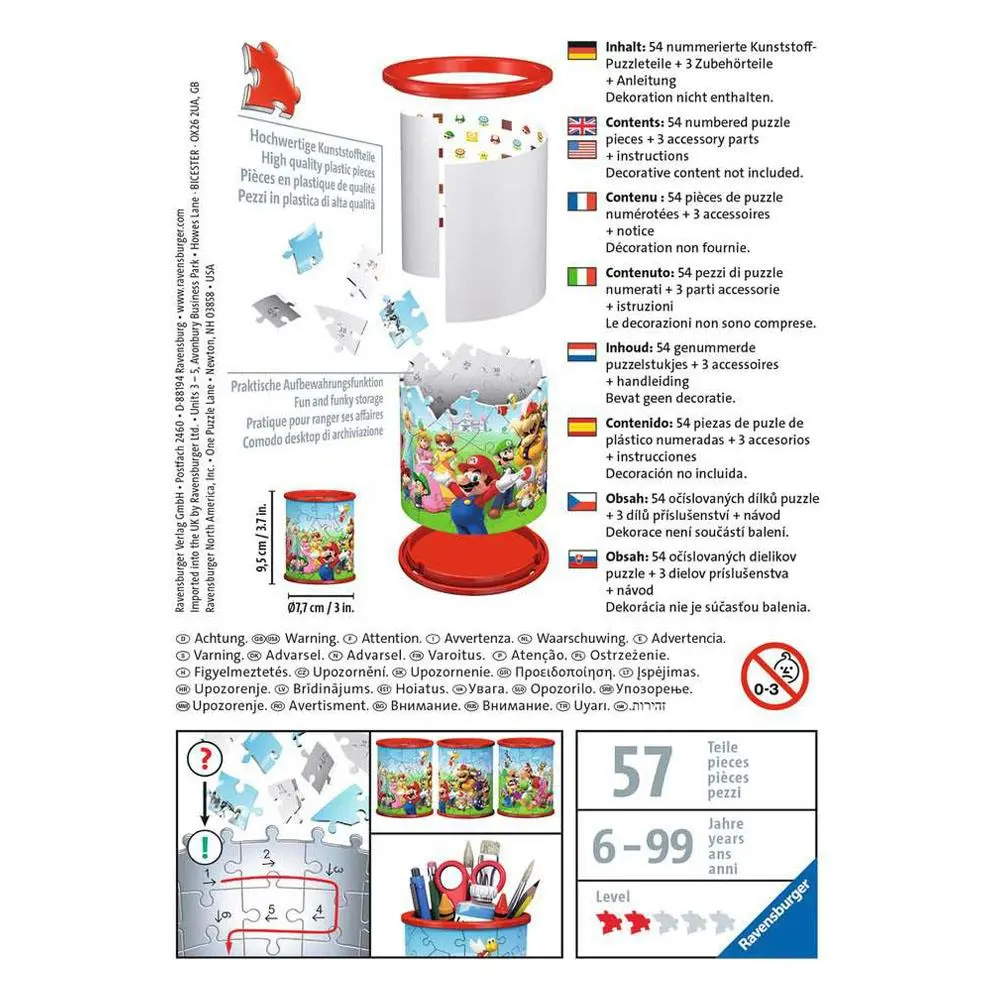 Super Mario 3D skládačka držák na tužky (54 kusů) fotografii produktu