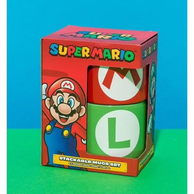Super Mario Bros Sada 2 hrnků fotografii produktu