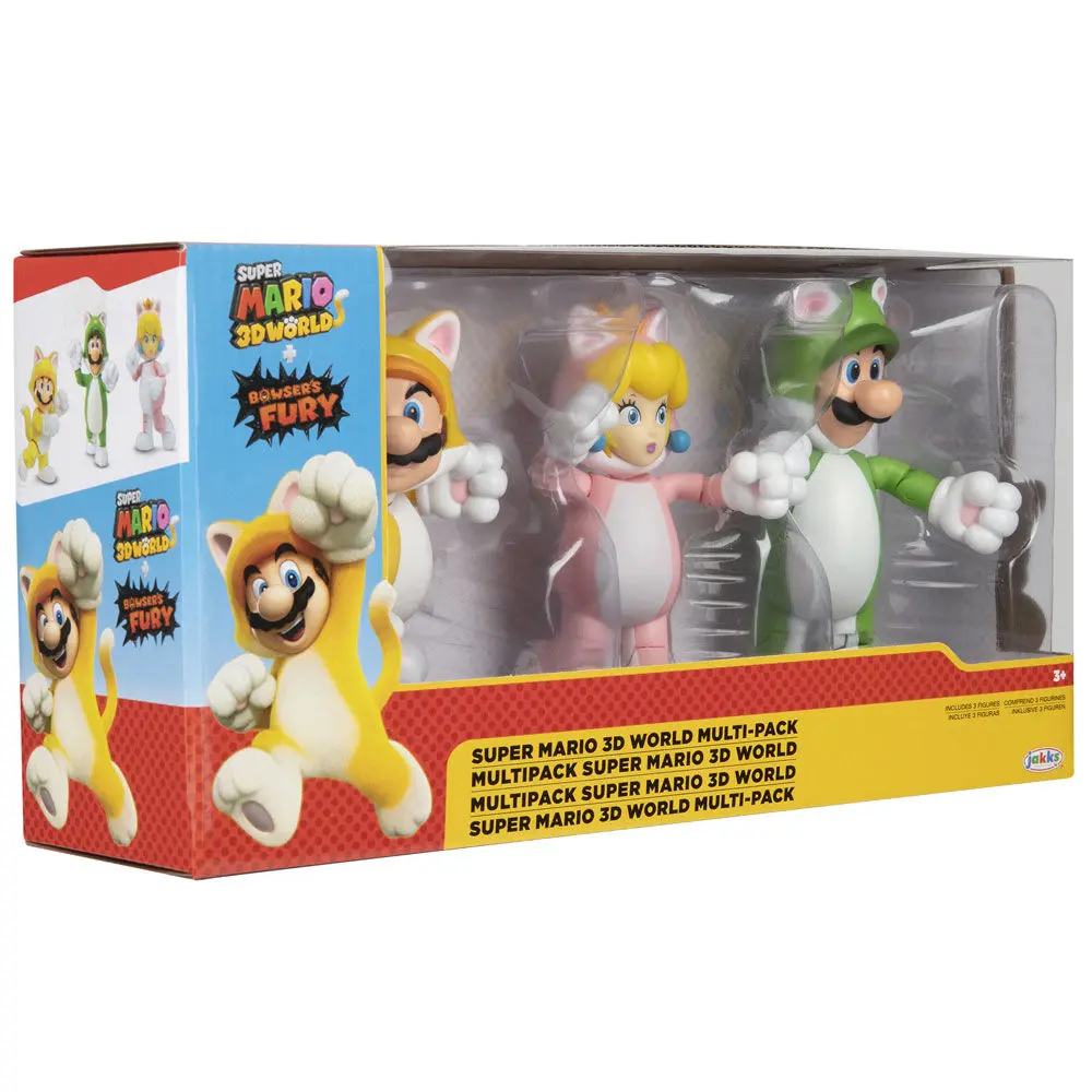 Super Mario Bros balení 3 figurky 10cm fotografii produktu