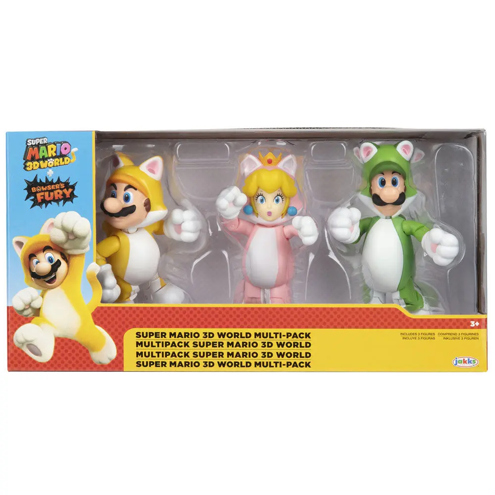 Super Mario Bros balení 3 figurky 10cm fotografii produktu
