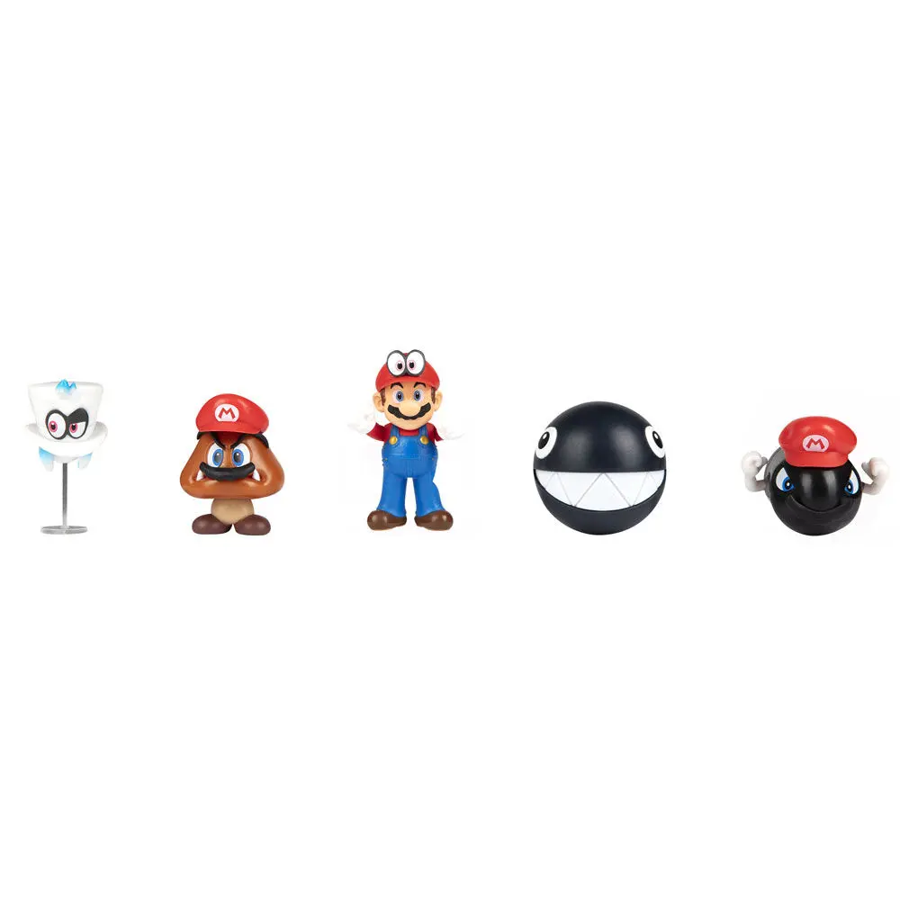 Super Mario Bros balení 5 figurek 6,5 cm fotografii produktu