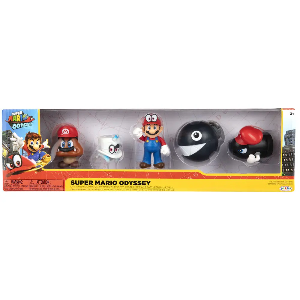 Super Mario Bros balení 5 figurek 6,5 cm fotografii produktu