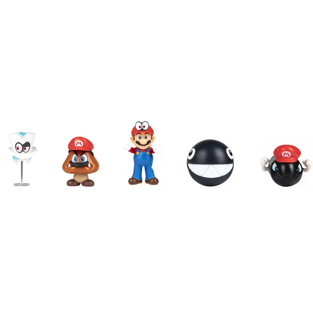 Super Mario Bros balení 5 figurek 6,5 cm fotografii produktu