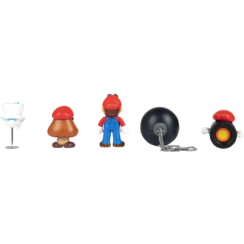 Super Mario Bros balení 5 figurek 6,5 cm fotografii produktu