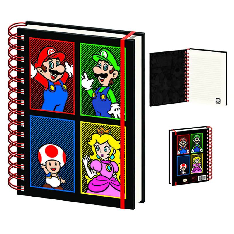 Zápisník Super Mario Bros A5 fotografii produktu