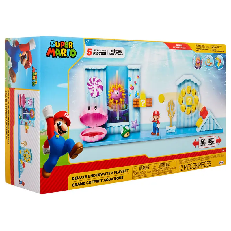 World of Nintendo Super Mario Deluxe hrací set pod vodou fotografii produktu