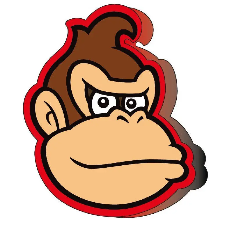 Super Mario Bros Donkey Kong 3D polštář fotografii produktu