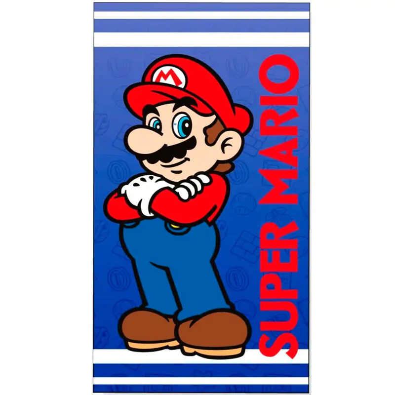 Super Mario Bros bavlněný plážový ručník fotografii produktu