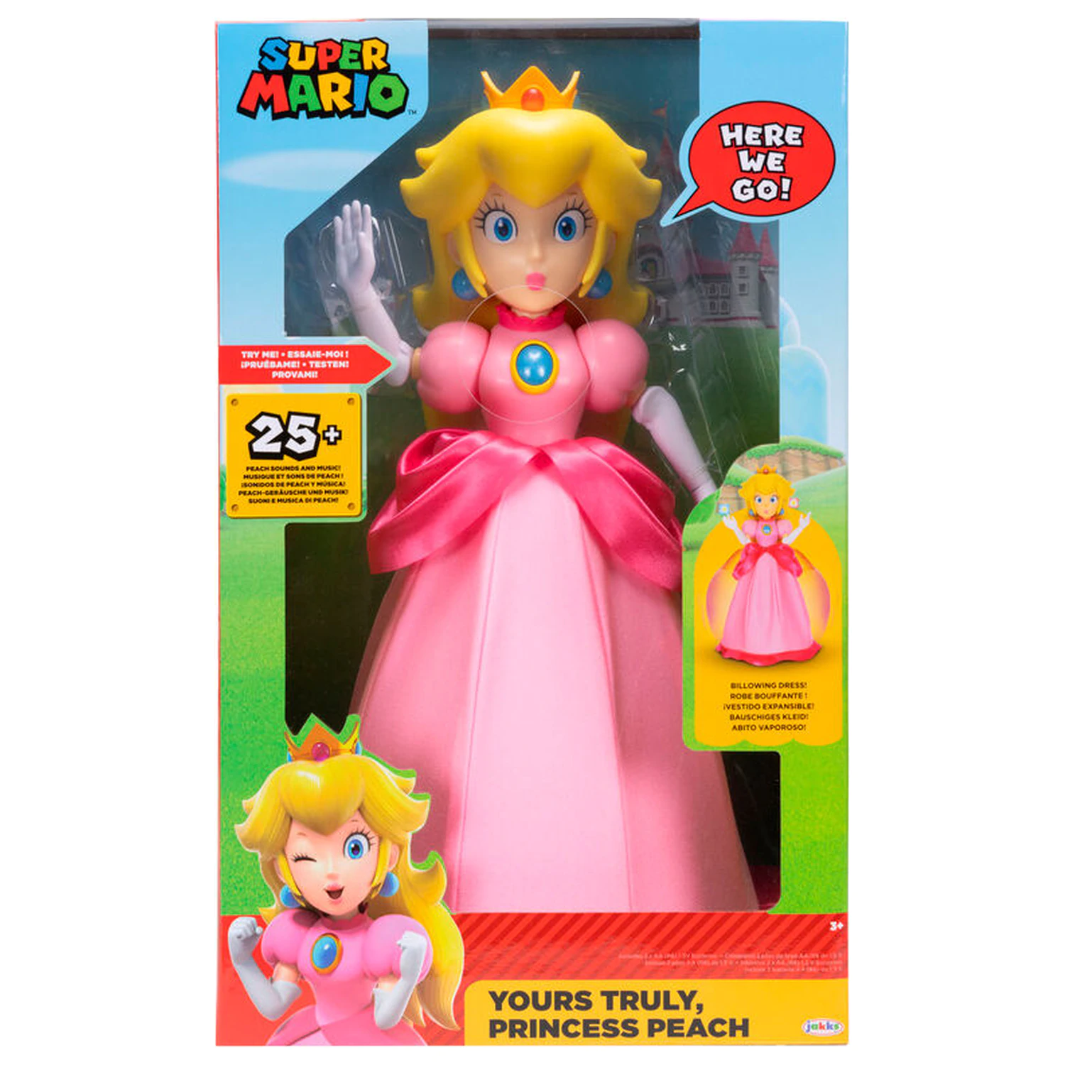Super Mario Bros Peach figurka 36 cm English fotografii produktu