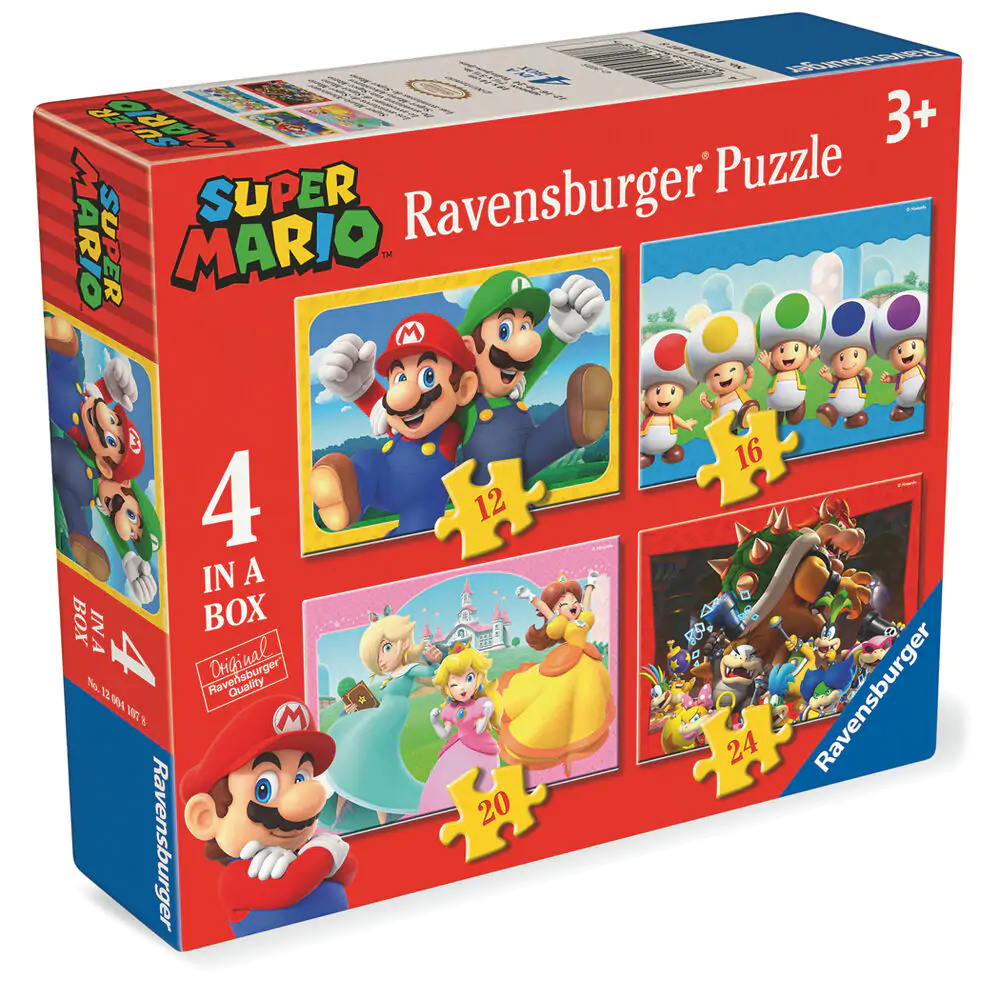 Super Mario Bros puzzle 12-16-20-24 dílků fotografii produktu