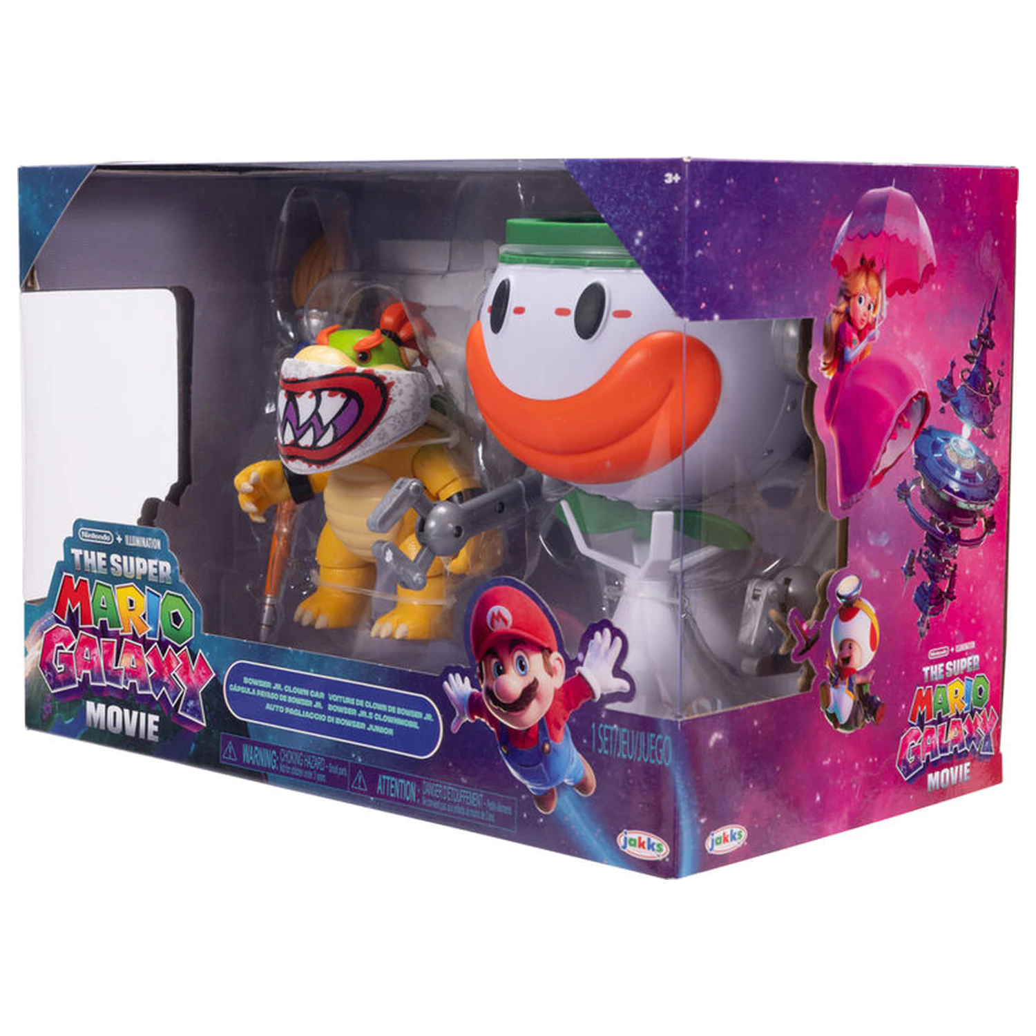 Super Mario Bros - Super Mario Galaxy Movie Bowser Jr. Clown Car figurka fotografii produktu