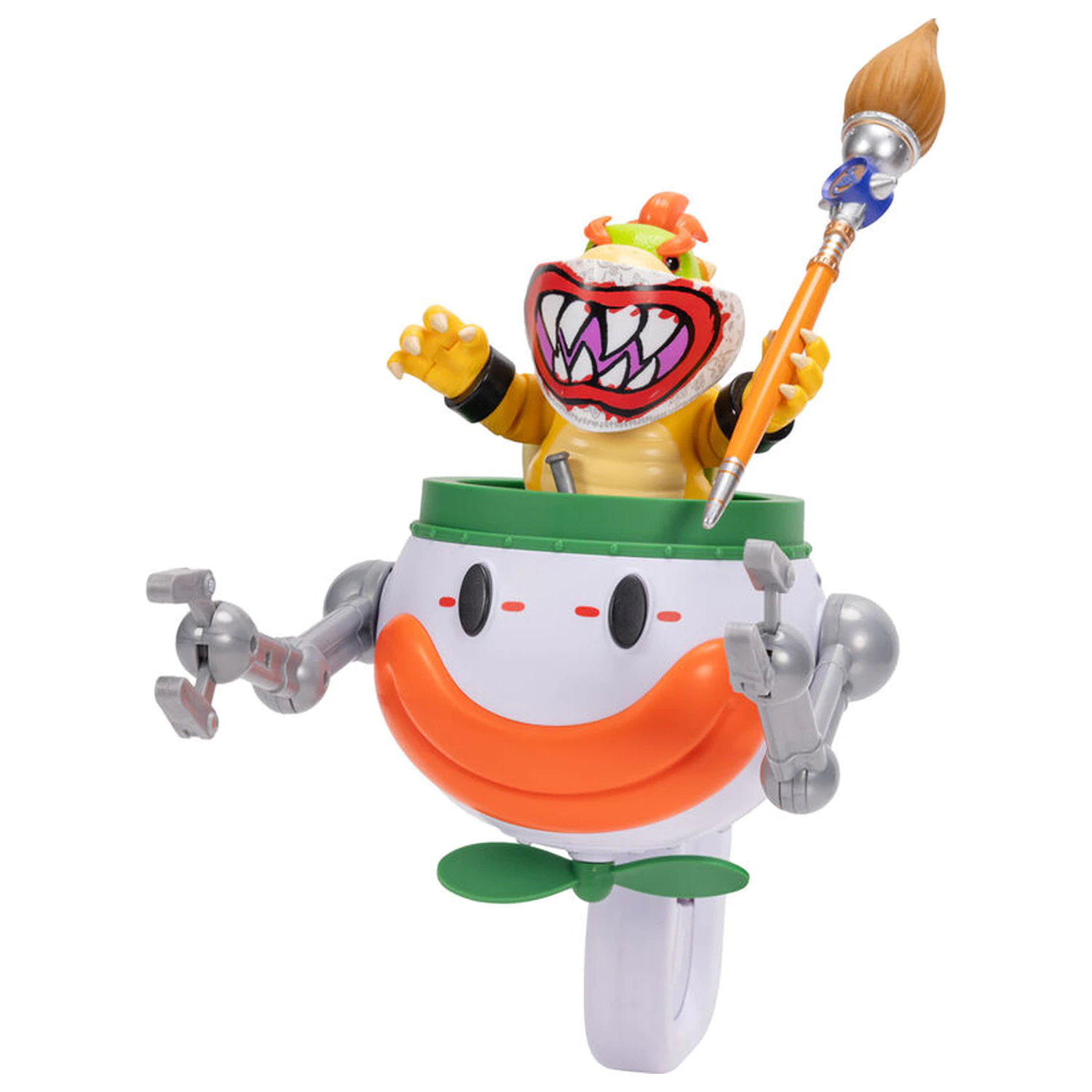 Super Mario Bros - Super Mario Galaxy Movie Bowser Jr. Clown Car figurka fotografii produktu