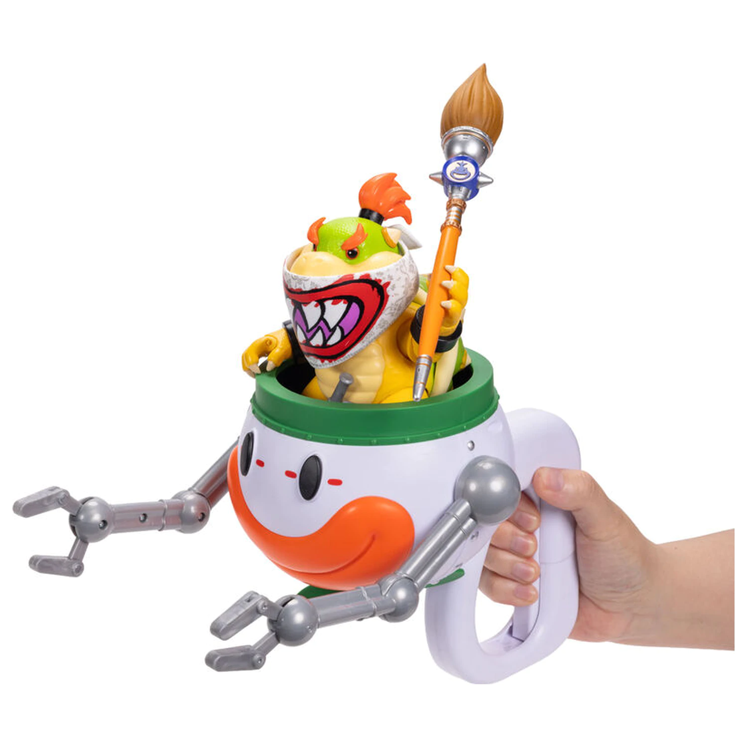 Super Mario Bros - Super Mario Galaxy Movie Bowser Jr. Clown Car figurka fotografii produktu