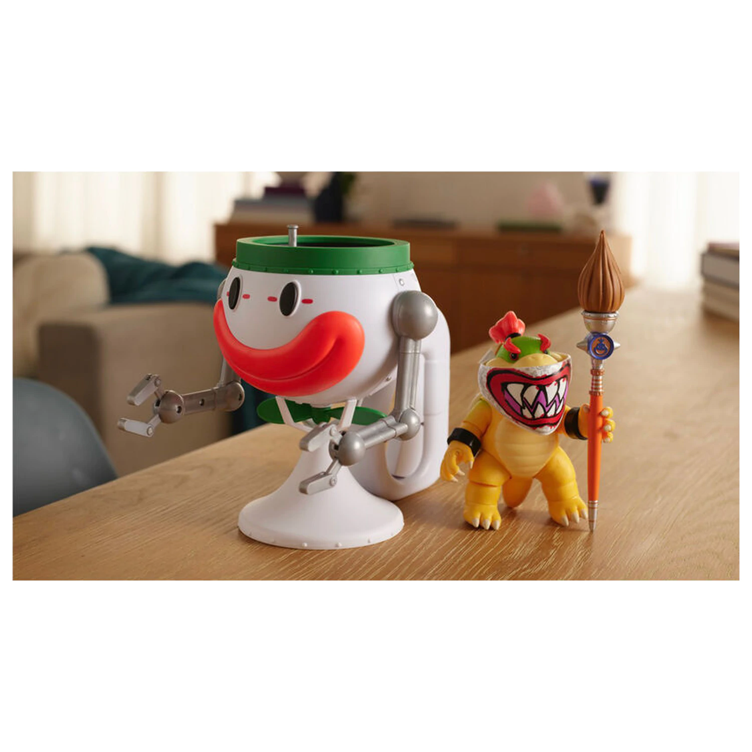 Super Mario Bros - Super Mario Galaxy Movie Bowser Jr. Clown Car figurka fotografii produktu